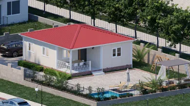 Villa prefabricada de 63 m²