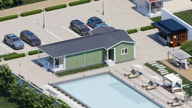 Prefabricated Bungalow Price 88 m²