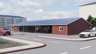Prefabrik Supermarket Binası 367 m²