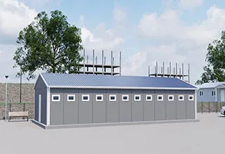 Prefabricated WC Shower 98 m²