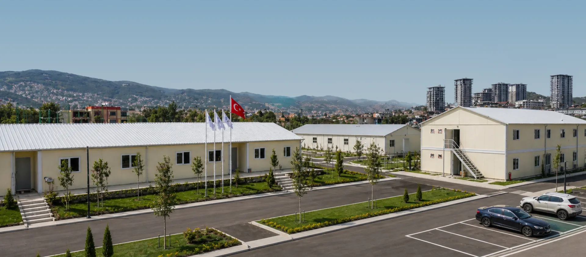 Prefabrik Yapılar tamamlandı